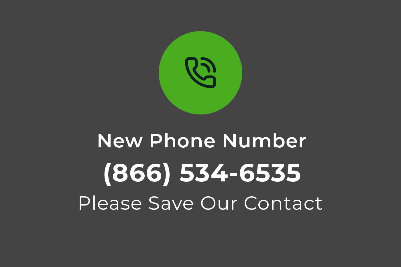New Phone Number